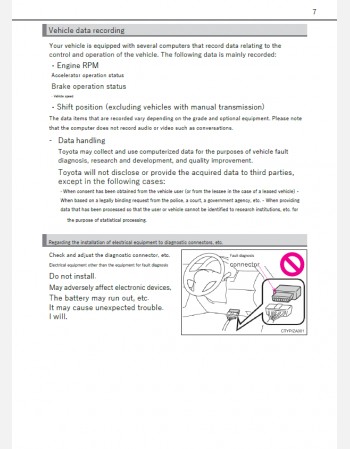 toyota regius ace van 2019-2020 owners manual